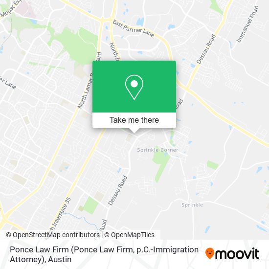 Mapa de Ponce Law Firm (Ponce Law Firm, p.C.-Immigration Attorney)