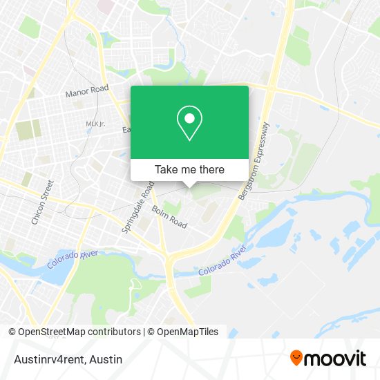 Mapa de Austinrv4rent