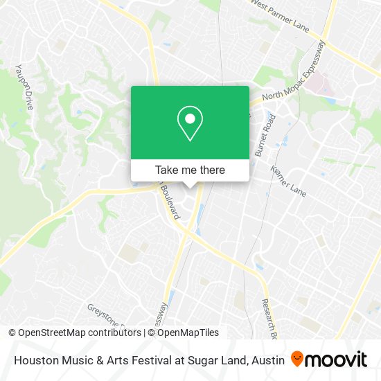 Houston Music & Arts Festival at Sugar Land map