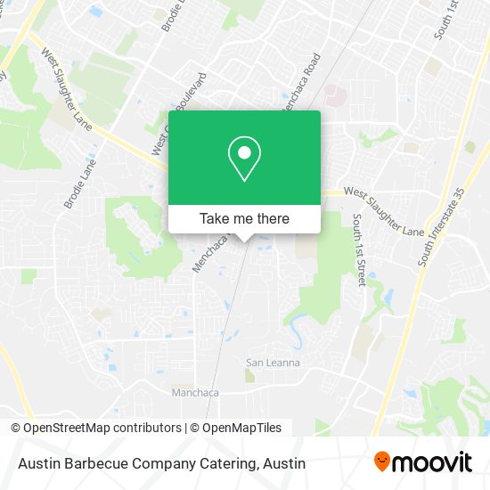 Mapa de Austin Barbecue Company Catering