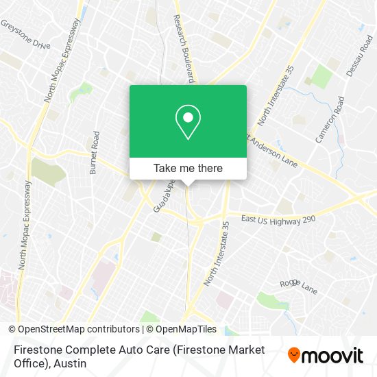 Mapa de Firestone Complete Auto Care (Firestone Market Office)