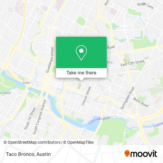 Mapa de Taco Bronco