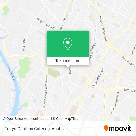 Mapa de Tokyo Gardens Catering