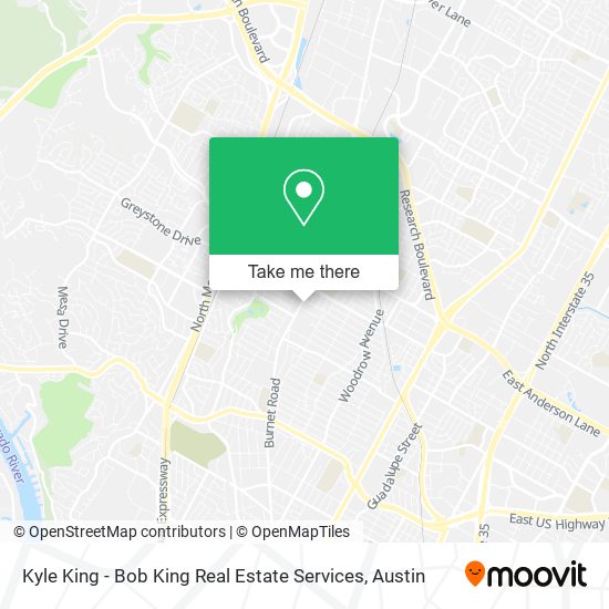 Mapa de Kyle King - Bob King Real Estate Services