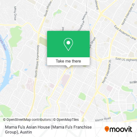 Mapa de Mama Fu's Asian House (Mama Fu's Franchise Group)