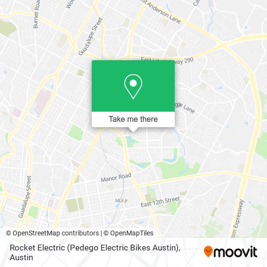 Mapa de Rocket Electric (Pedego Electric Bikes Austin)