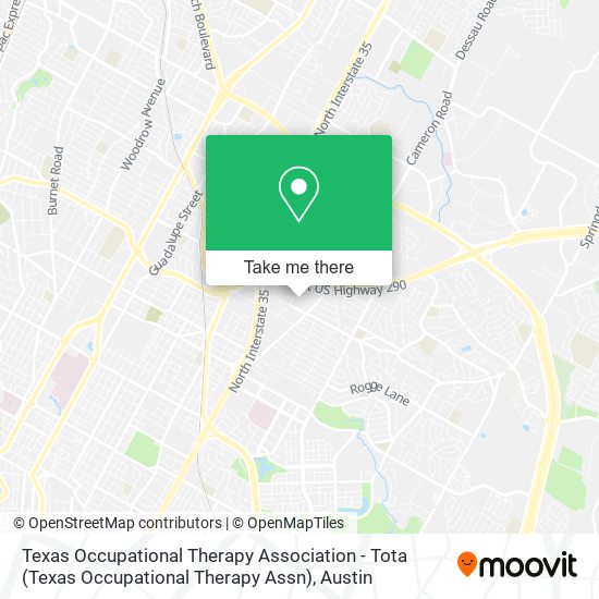 Texas Occupational Therapy Association - Tota (Texas Occupational Therapy Assn) map