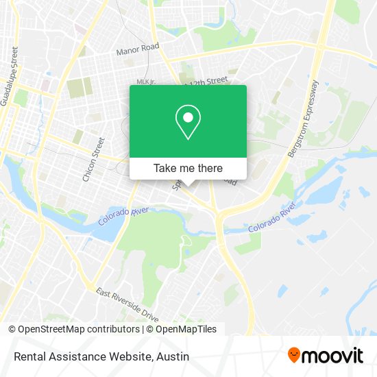 Rental Assistance Website map