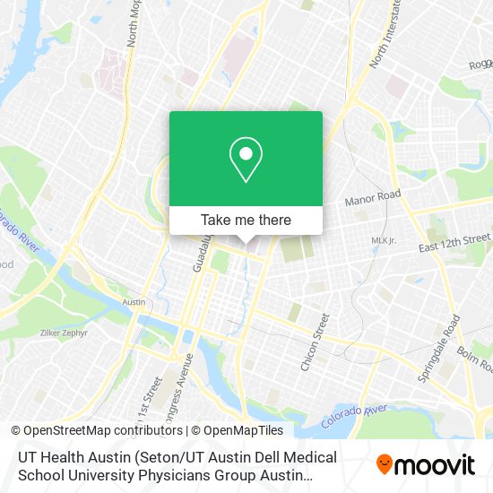 UT Health Austin map