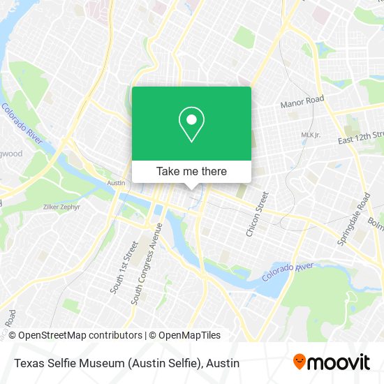 Mapa de Texas Selfie Museum (Austin Selfie)