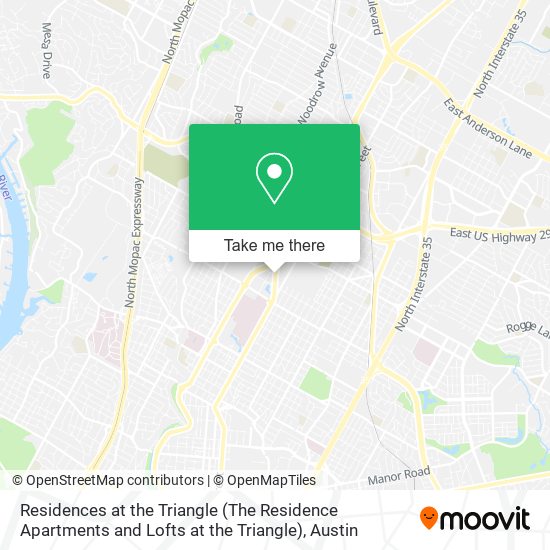 Mapa de Residences at the Triangle (The Residence Apartments and Lofts at the Triangle)