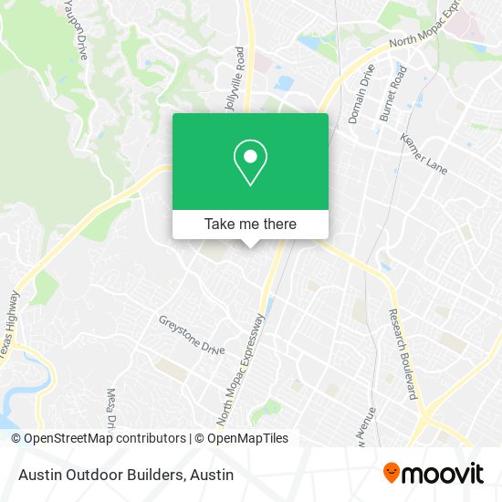 Mapa de Austin Outdoor Builders