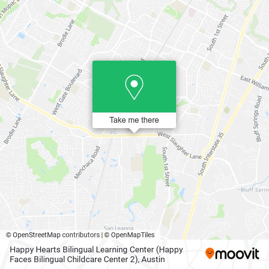 Mapa de Happy Hearts Bilingual Learning Center (Happy Faces Bilingual Childcare Center 2)