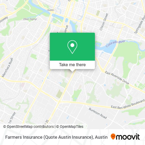 Mapa de Farmers Insurance (Quote Austin Insurance)