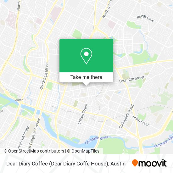 Mapa de Dear Diary Coffee (Dear Diary Coffe House)