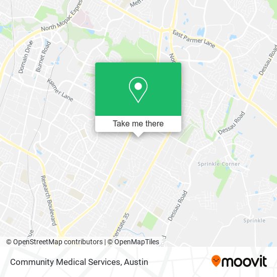 Community Medical Services map