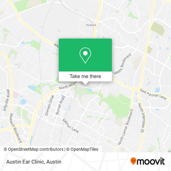 Austin Ear Clinic map