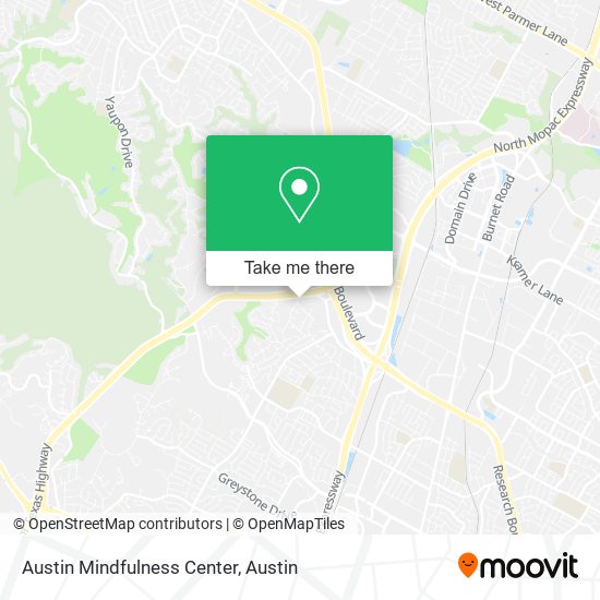 Austin Mindfulness Center map
