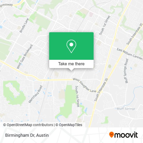 Birmingham Dr map