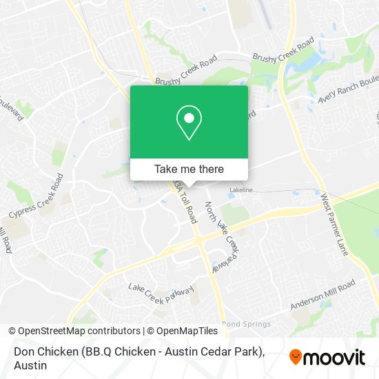 Don Chicken (BB.Q Chicken - Austin Cedar Park) map