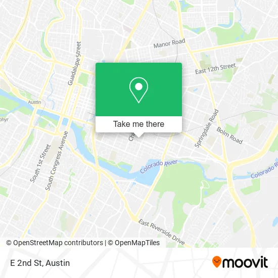 Mapa de E 2nd St
