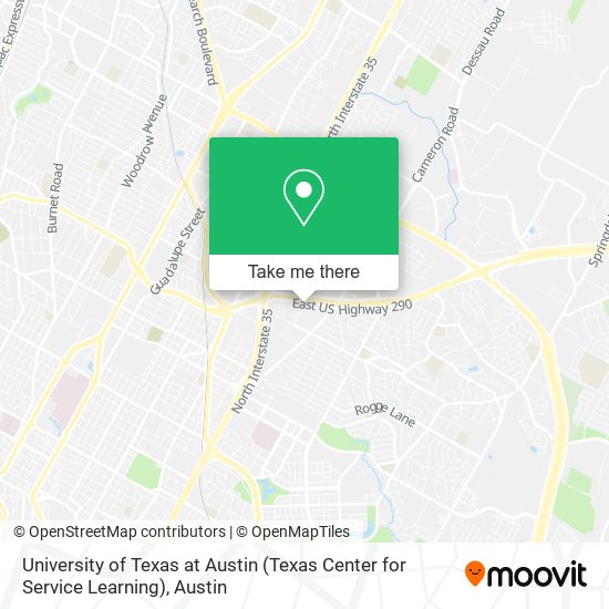 University of Texas at Austin (Texas Center for Service Learning) map