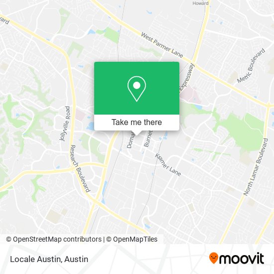 Mapa de Locale Austin