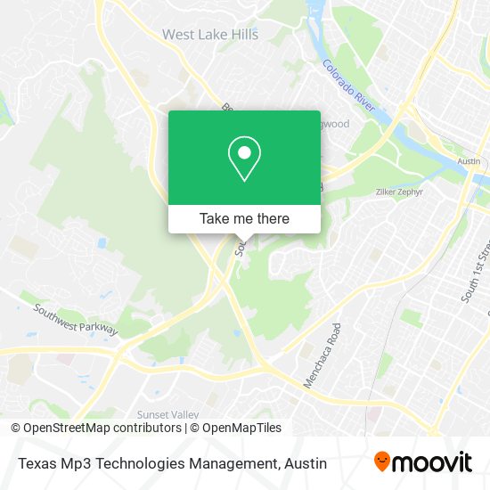 Mapa de Texas Mp3 Technologies Management