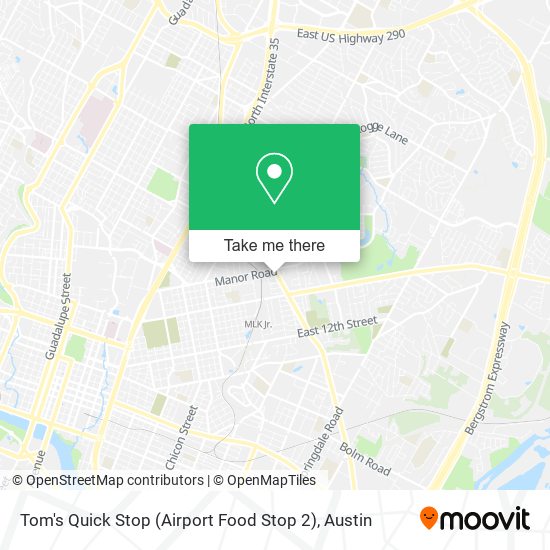 Mapa de Tom's Quick Stop (Airport Food Stop 2)