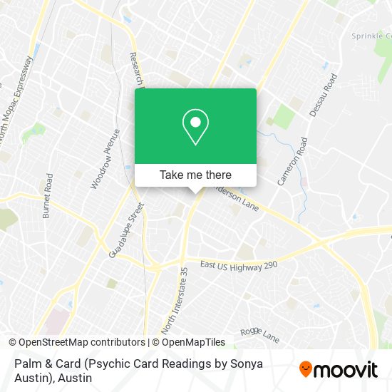 Mapa de Palm & Card (Psychic Card Readings by Sonya Austin)