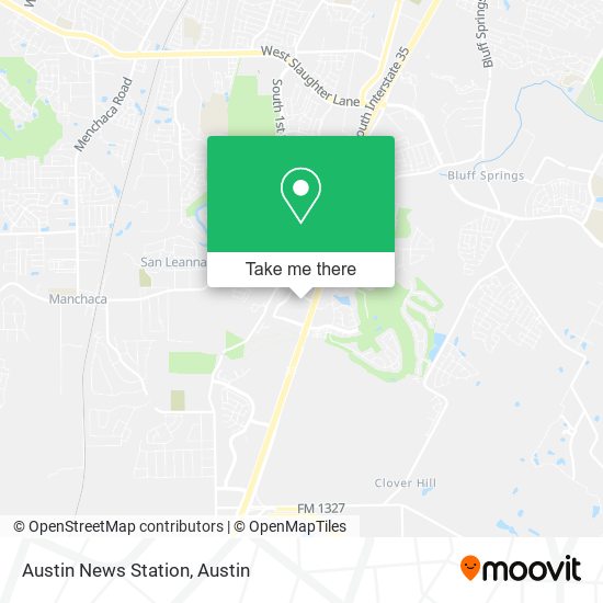 Austin News Station map