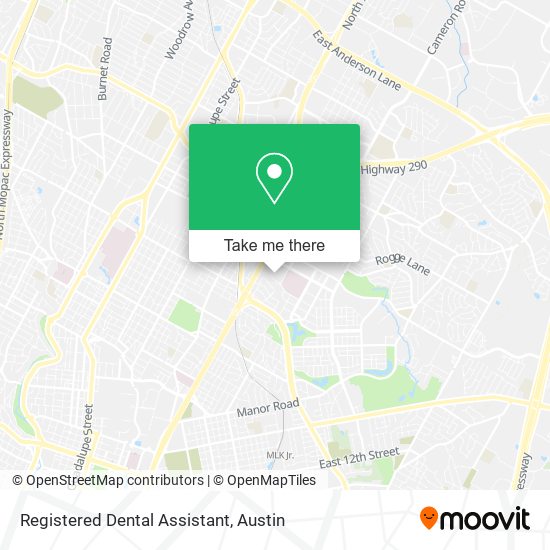 Mapa de Registered Dental Assistant