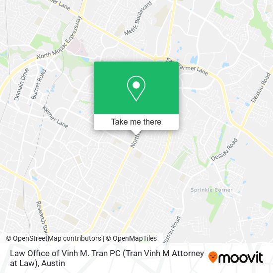 Law Office of Vinh M. Tran PC (Tran Vinh M Attorney at Law) map