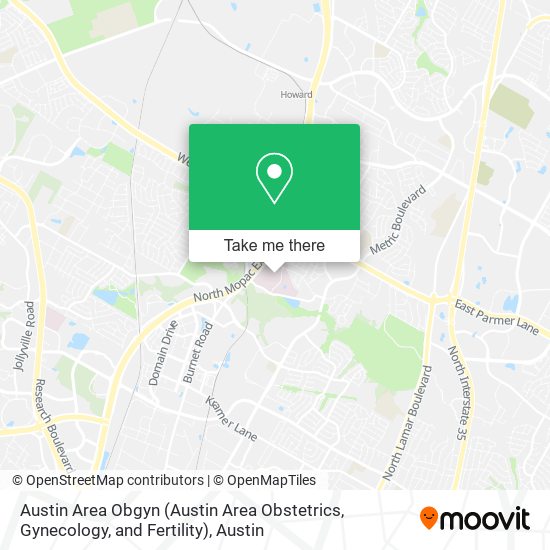 Mapa de Austin Area Obgyn (Austin Area Obstetrics, Gynecology, and Fertility)