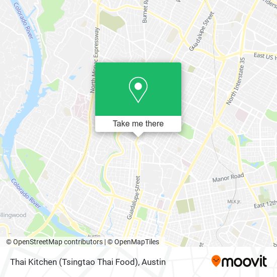Mapa de Thai Kitchen (Tsingtao Thai Food)