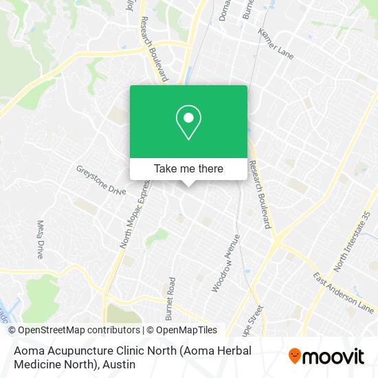 Mapa de Aoma Acupuncture Clinic North (Aoma Herbal Medicine North)