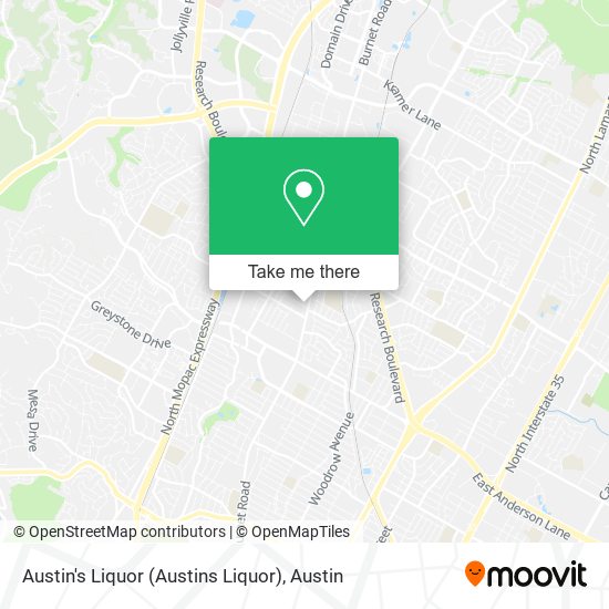 Mapa de Austin's Liquor (Austins Liquor)