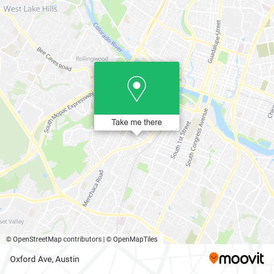 Mapa de Oxford Ave