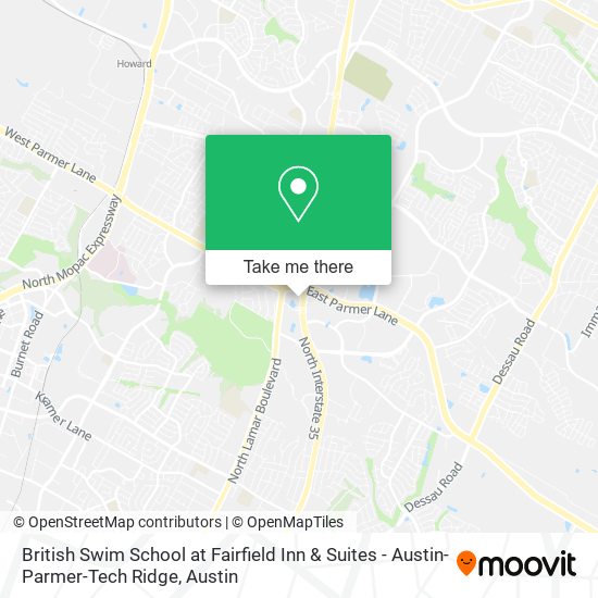 British Swim School at Fairfield Inn & Suites - Austin-Parmer-Tech Ridge map