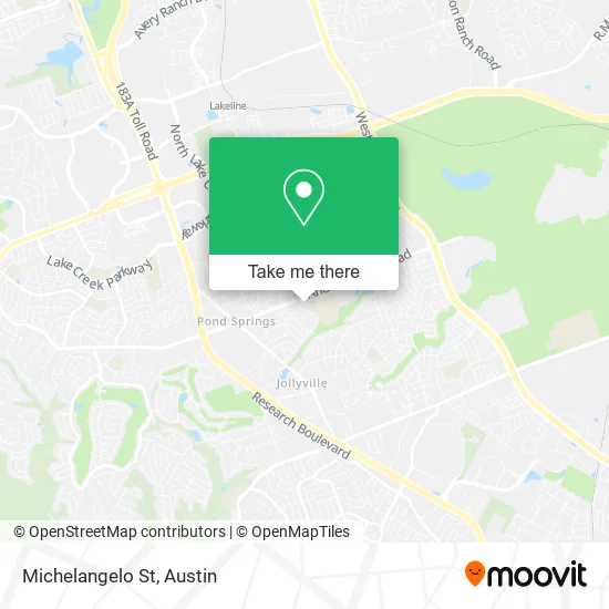 Michelangelo St map