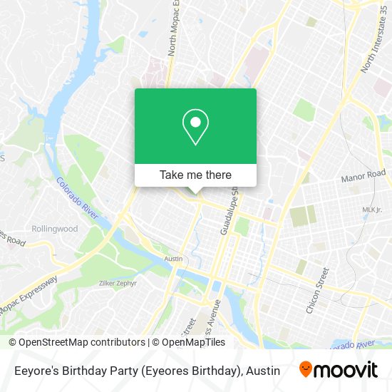 Eeyore's Birthday Party (Eyeores Birthday) map