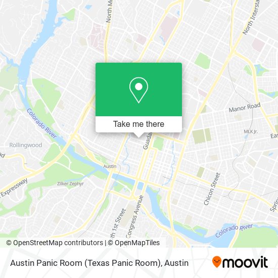 Mapa de Austin Panic Room (Texas Panic Room)