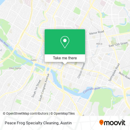 Peace Frog Specialty Cleaning map