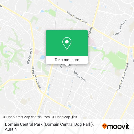 Domain Central Park map