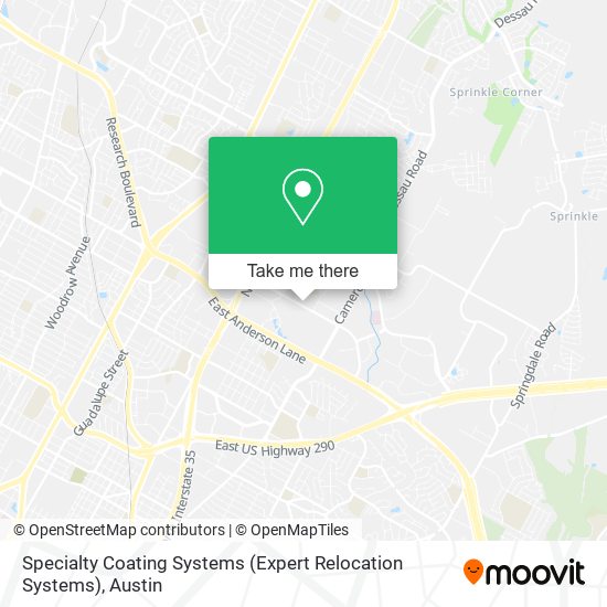 Specialty Coating Systems (Expert Relocation Systems) map