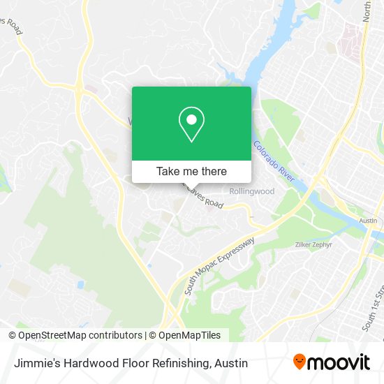 Jimmie's Hardwood Floor Refinishing map