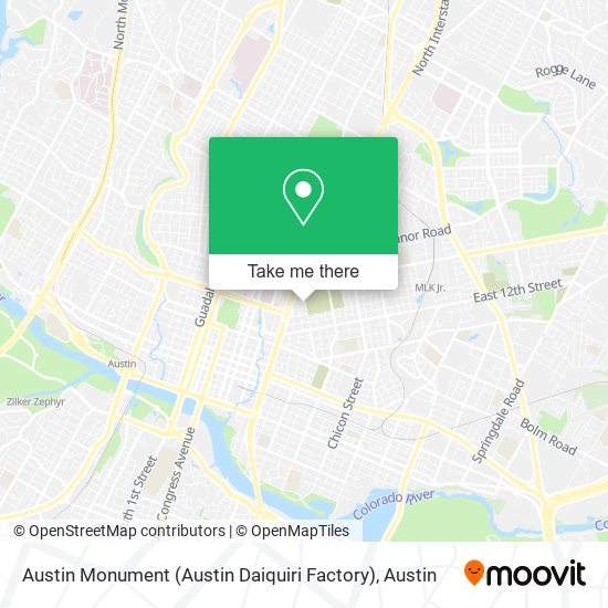 Austin Monument (Austin Daiquiri Factory) map