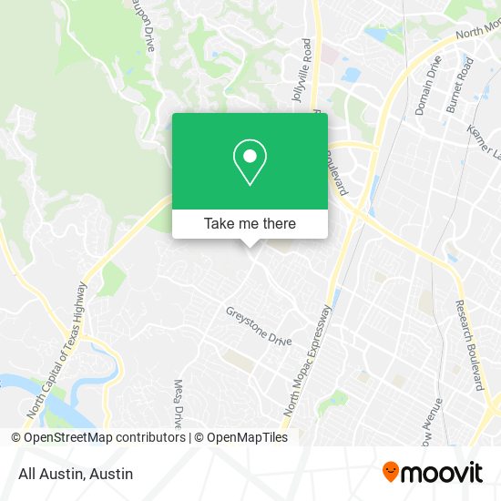 All Austin map