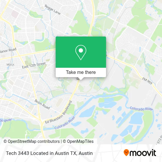 Tech 3443 Located in Austin TX map