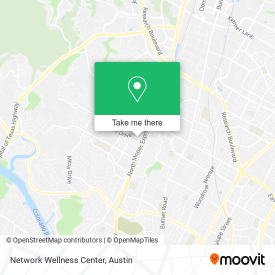 Network Wellness Center map